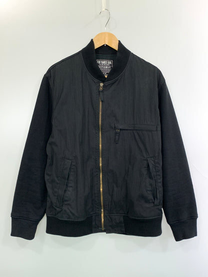 【中古品】【メンズ】 HYSTERIC GLAMOUR ヒステリックグラマー MIDDLE FINGER JACKET ミドル フィンガー ジャケット 02213AB08 アウター ブルゾン 140-260724-hu-01-min サイズ：L カラー：ブラック 万代Net店