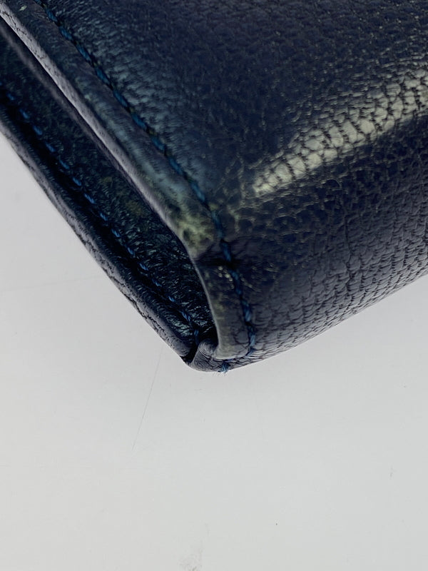 【中古品】【レディース】 PORTER GIRL GEM ポーター ガール ジェム LONG WALLET ロング ウォレット 長財布 財布 201-260723-jt-10-min カラー：ネイビー 万代Net店