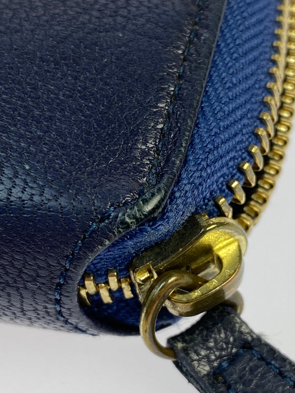【中古品】【レディース】 PORTER GIRL GEM ポーター ガール ジェム LONG WALLET ロング ウォレット 長財布 財布 201-260723-jt-10-min カラー：ネイビー 万代Net店