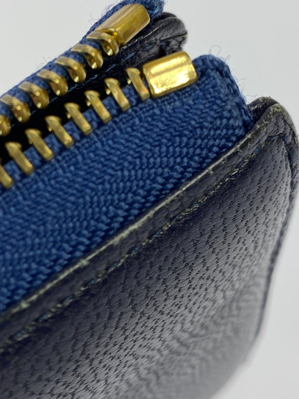 【中古品】【レディース】 PORTER GIRL GEM ポーター ガール ジェム LONG WALLET ロング ウォレット 長財布 財布 201-260723-jt-10-min カラー：ネイビー 万代Net店