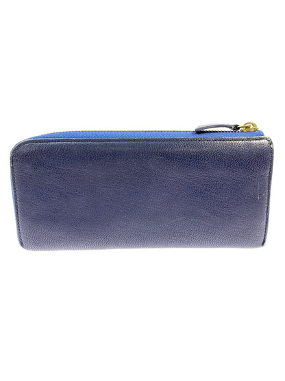 【中古品】【レディース】 PORTER GIRL GEM ポーター ガール ジェム LONG WALLET ロング ウォレット 長財布 財布 201-260723-jt-10-min カラー：ネイビー 万代Net店