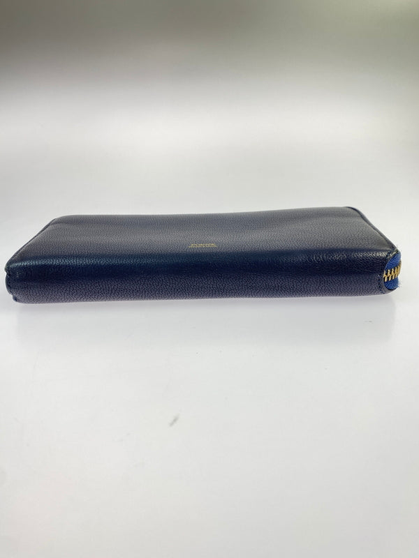 【中古品】【レディース】 PORTER GIRL GEM ポーター ガール ジェム LONG WALLET ロング ウォレット 長財布 財布 201-260723-jt-10-min カラー：ネイビー 万代Net店