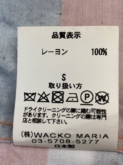 【中古品】【メンズ】 WACKO MARIA ワコマリア 19SS BOB MARLEY L S SHIRT 2019年春夏 ボブマーリー 半袖シャツ トップス 142-260723-jt-28-min サイズ：S カラー：ピンク 万代Net店