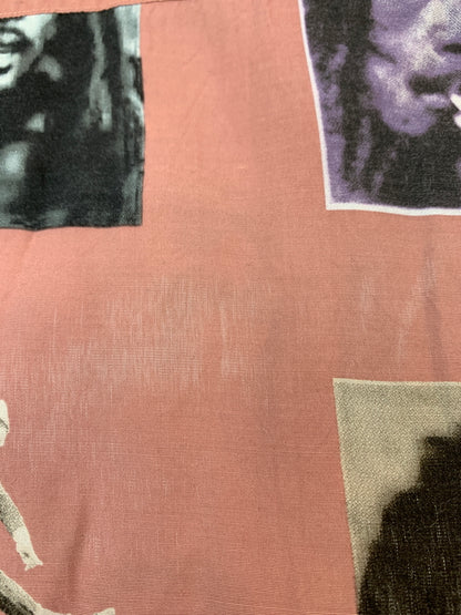 【中古品】【メンズ】 WACKO MARIA ワコマリア 19SS BOB MARLEY L S SHIRT 2019年春夏 ボブマーリー 半袖シャツ トップス 142-260723-jt-28-min サイズ：S カラー：ピンク 万代Net店