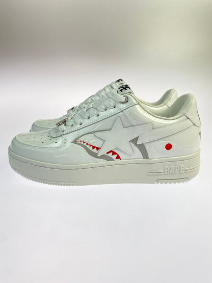 【中古美品】【メンズ】 A BATHING APE アベイシングエイプ BAPE STA SHARK 靴 スニーカー シューズ 162-260730-hu-07-min サイズ：26.5cm カラー：ホワイト 万代Net店