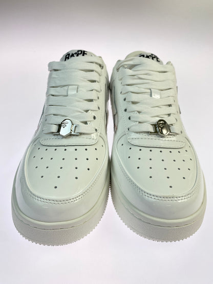 【中古美品】【メンズ】 A BATHING APE アベイシングエイプ BAPE STA SHARK 靴 スニーカー シューズ 162-260730-hu-07-min サイズ：26.5cm カラー：ホワイト 万代Net店
