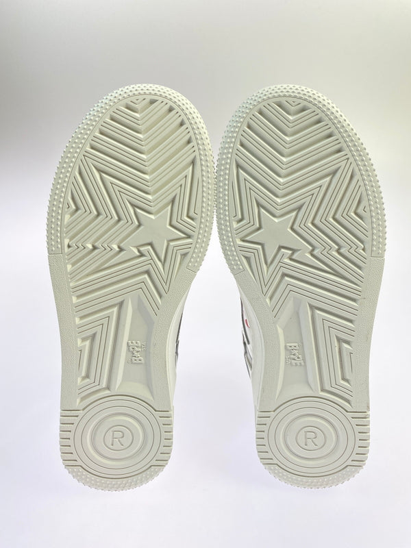 【中古美品】【メンズ】 A BATHING APE アベイシングエイプ BAPE STA SHARK 靴 スニーカー シューズ 162-260730-hu-07-min サイズ：26.5cm カラー：ホワイト 万代Net店
