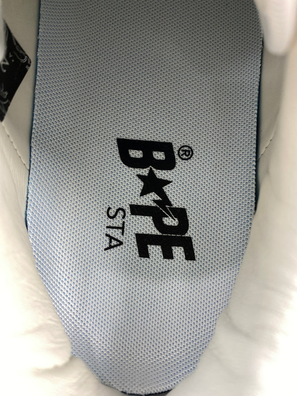 【中古美品】【メンズ】 A BATHING APE アベイシングエイプ BAPE STA SHARK 靴 スニーカー シューズ 162-260730-hu-07-min サイズ：26.5cm カラー：ホワイト 万代Net店