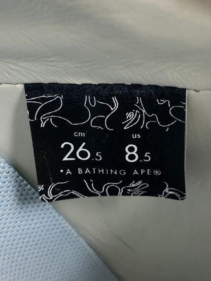 【中古美品】【メンズ】 A BATHING APE アベイシングエイプ BAPE STA SHARK 靴 スニーカー シューズ 162-260730-hu-07-min サイズ：26.5cm カラー：ホワイト 万代Net店