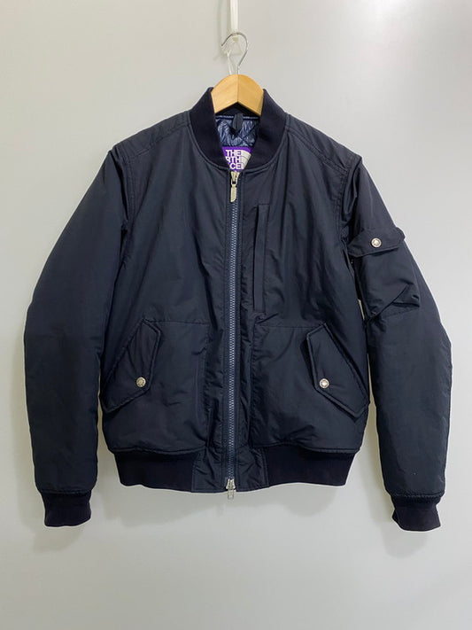 【現状渡し品】【メンズ】 THE NORTH FACE ザ・ノースフェイス NY2556N PURPLE LABEL MA-1 JACKET ジャケット アウター 144-260721-zi-16-min サイズ：S カラー：ネイビー 万代Net店