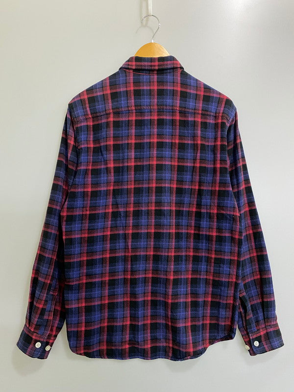 【中古品】【メンズ】 SUPREME シュプリーム CHECK L S SHIRT チェック 長袖 シャツ トップス 149-260721-zi-17-min サイズ：M カラー：レッド 万代Net店