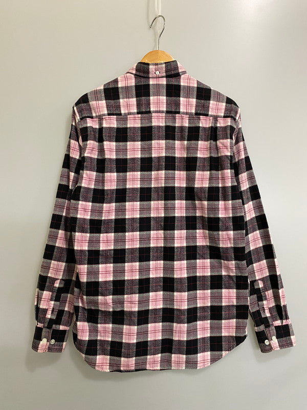 【中古品】【メンズ】 SUPREME シュプリーム CHECK L S SHIRT チェック シャツ トップス 149-260721-zi-18-min サイズ：M カラー：ピンク/ブラック 万代Net店