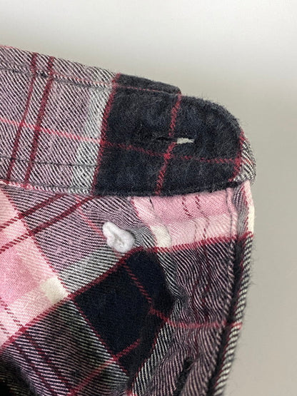 【中古品】【メンズ】 SUPREME シュプリーム CHECK L S SHIRT チェック シャツ トップス 149-260721-zi-18-min サイズ：M カラー：ピンク/ブラック 万代Net店