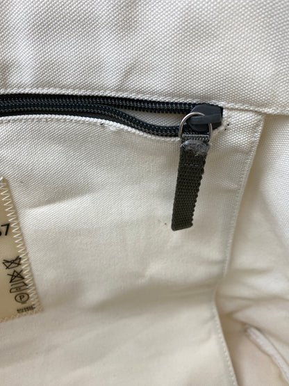 【現状渡し品】 PRADA SPORT プラダ スポーツ CANVAS TOTE BAG キャンバス トートバッグ ART.4VA367 カバン バッグ 180-260728-hu-37-min カラー：ホワイト/グレー 万代Net店