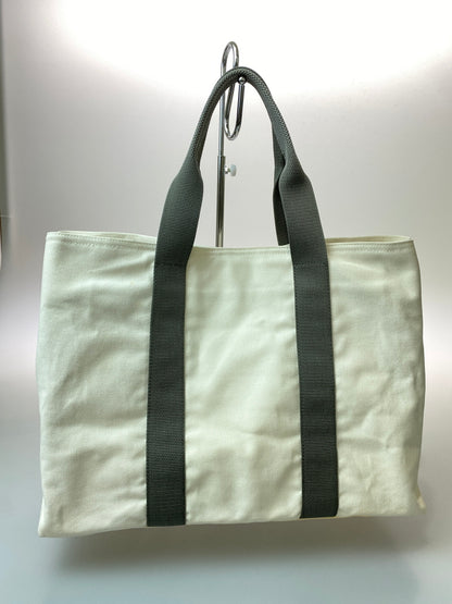 【現状渡し品】 PRADA SPORT プラダ スポーツ CANVAS TOTE BAG キャンバス トートバッグ ART.4VA367 カバン バッグ 180-260728-hu-37-min カラー：ホワイト/グレー 万代Net店