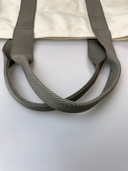【現状渡し品】 PRADA SPORT プラダ スポーツ CANVAS TOTE BAG キャンバス トートバッグ ART.4VA367 カバン バッグ 180-260728-hu-37-min カラー：ホワイト/グレー 万代Net店