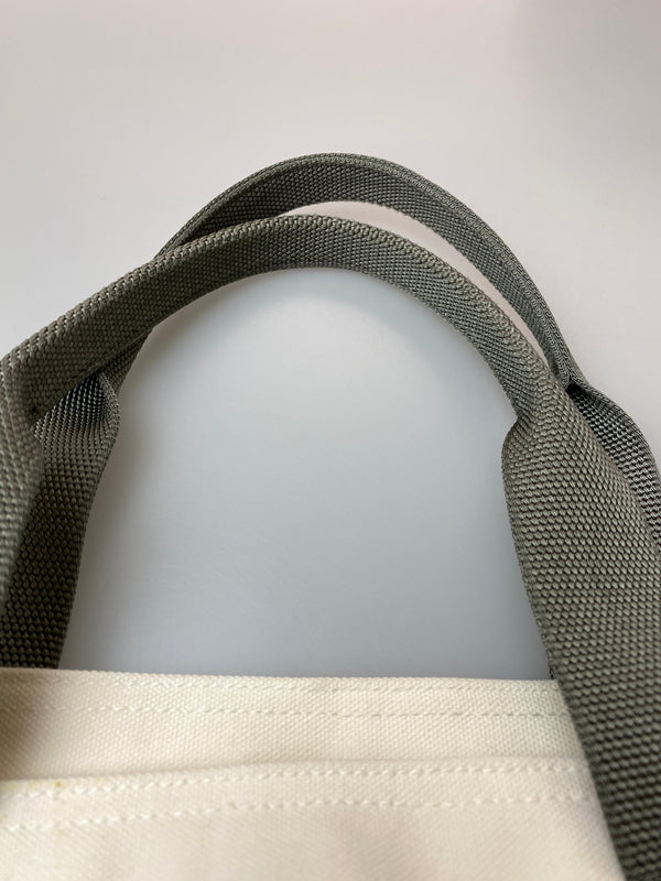 【現状渡し品】 PRADA SPORT プラダ スポーツ CANVAS TOTE BAG キャンバス トートバッグ ART.4VA367 カバン バッグ 180-260728-hu-37-min カラー：ホワイト/グレー 万代Net店
