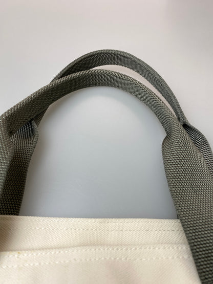 【現状渡し品】 PRADA SPORT プラダ スポーツ CANVAS TOTE BAG キャンバス トートバッグ ART.4VA367 カバン バッグ 180-260728-hu-37-min カラー：ホワイト/グレー 万代Net店