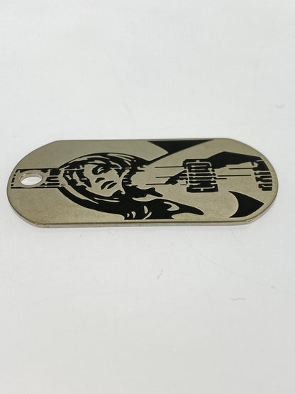 【中古品】【メンズ】 HYSTERIC GLAMOUR ヒステリックグラマー DOG TAG NECKLACE ドッグ タグ ネックレス アクセサリー 193-260723-jt-07-min カラー：ネイビー 万代Net店