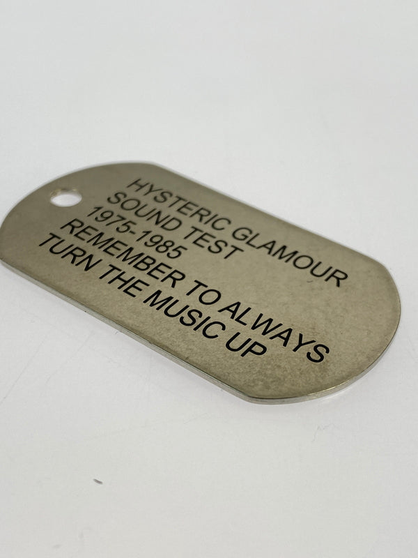 【中古品】【メンズ】 HYSTERIC GLAMOUR ヒステリックグラマー DOG TAG NECKLACE ドッグ タグ ネックレス アクセサリー 193-260723-jt-07-min カラー：ネイビー 万代Net店