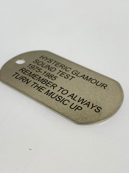 【中古品】【メンズ】 HYSTERIC GLAMOUR ヒステリックグラマー DOG TAG NECKLACE ドッグ タグ ネックレス アクセサリー 193-260723-jt-07-min カラー：ネイビー 万代Net店