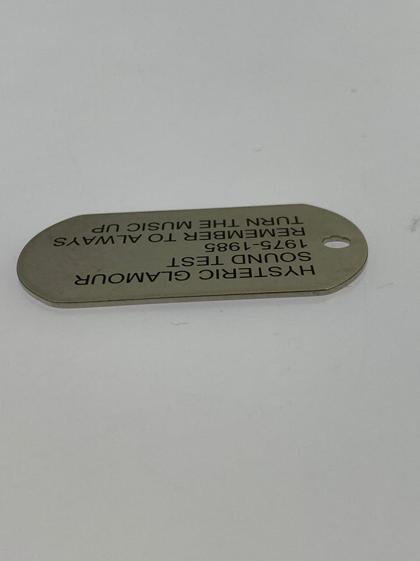 【中古品】【メンズ】 HYSTERIC GLAMOUR ヒステリックグラマー DOG TAG NECKLACE ドッグ タグ ネックレス アクセサリー 193-260723-jt-07-min カラー：ネイビー 万代Net店