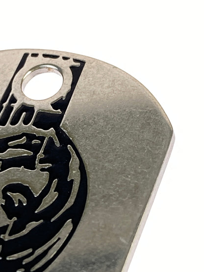 【中古品】【メンズ】 HYSTERIC GLAMOUR ヒステリックグラマー DOG TAG NECKLACE ドッグ タグ ネックレス アクセサリー 193-260723-jt-07-min カラー：ネイビー 万代Net店