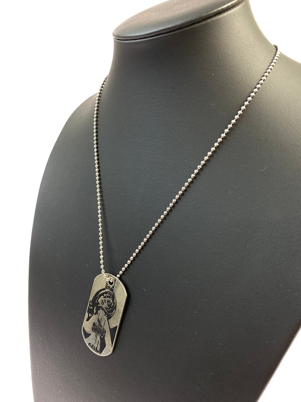 【中古品】【メンズ】 HYSTERIC GLAMOUR ヒステリックグラマー DOG TAG NECKLACE ドッグ タグ ネックレス アクセサリー 193-260723-jt-07-min カラー：ネイビー 万代Net店