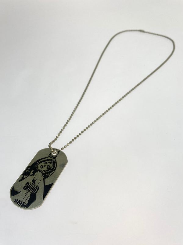 【中古品】【メンズ】 HYSTERIC GLAMOUR ヒステリックグラマー DOG TAG NECKLACE ドッグ タグ ネックレス アクセサリー 193-260723-jt-07-min カラー：ネイビー 万代Net店