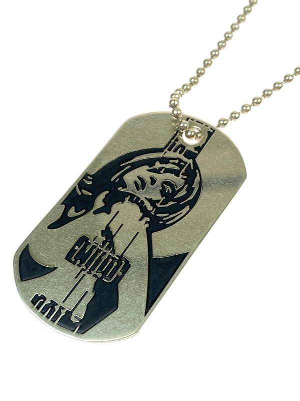 【中古品】【メンズ】 HYSTERIC GLAMOUR ヒステリックグラマー DOG TAG NECKLACE ドッグ タグ ネックレス アクセサリー 193-260723-jt-07-min カラー：ネイビー 万代Net店