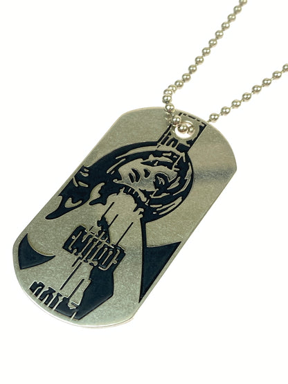 【中古品】【メンズ】 HYSTERIC GLAMOUR ヒステリックグラマー DOG TAG NECKLACE ドッグ タグ ネックレス アクセサリー 193-260723-jt-07-min カラー：ネイビー 万代Net店