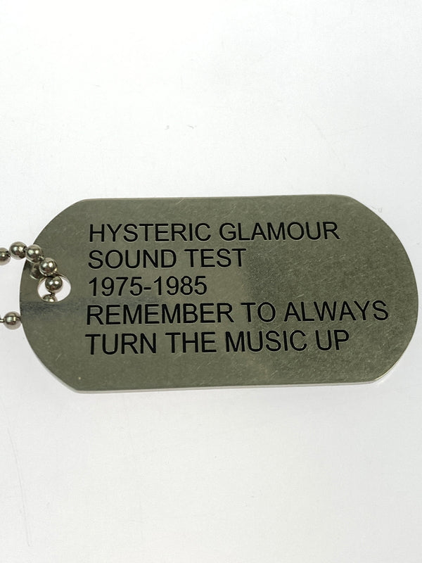 【中古品】【メンズ】 HYSTERIC GLAMOUR ヒステリックグラマー DOG TAG NECKLACE ドッグ タグ ネックレス アクセサリー 193-260723-jt-07-min カラー：ネイビー 万代Net店