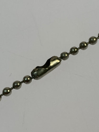 【中古品】【メンズ】 HYSTERIC GLAMOUR ヒステリックグラマー DOG TAG NECKLACE ドッグ タグ ネックレス アクセサリー 193-260723-jt-07-min カラー：ネイビー 万代Net店