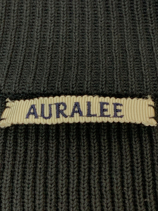 【中古品】【メンズ】 AURALEE オーラリー SUPER HARD TWIST RIB KNIT CARDIGAN A23SC01TR スーパーハード ツイスト リブ ニット カーディガン トップス 140-260723-jt-26-min サイズ：３ カラー：ブラック 万代Net店