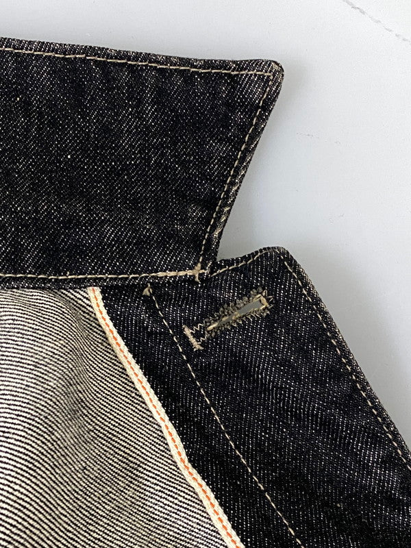 【中古品】【メンズ】 DKNY NEW YORK ダナキャランニューヨーク マカオ製 DENIM JACKET デニム ジャケット 146-260721-zi-19-min サイズ：M カラー：ブラック 万代Net店