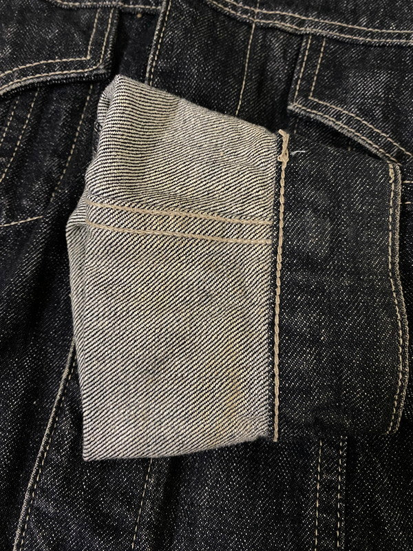 【中古品】【メンズ】 DKNY NEW YORK ダナキャランニューヨーク マカオ製 DENIM JACKET デニム ジャケット 146-260721-zi-19-min サイズ：M カラー：ブラック 万代Net店