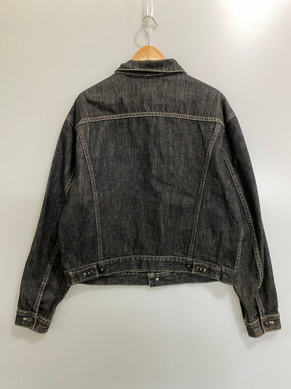 【中古品】【メンズ】 DKNY NEW YORK ダナキャランニューヨーク マカオ製 DENIM JACKET デニム ジャケット 146-260721-zi-19-min サイズ：M カラー：ブラック 万代Net店