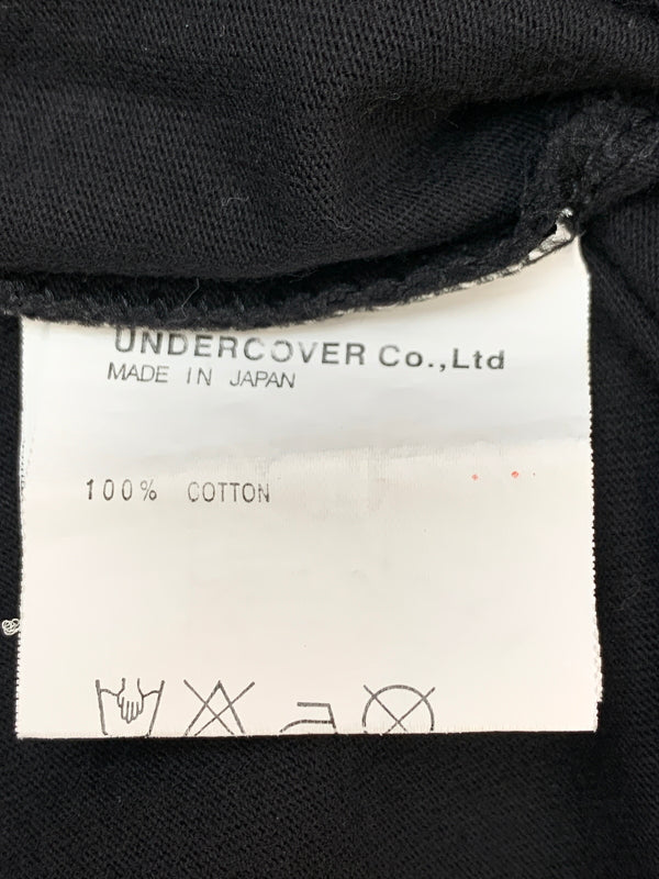 【中古品】【メンズ】 UNDERCOVERアンダーカバー 初期 フライヤーロゴ Tシャツ トップス 140-260723-jt-21-min サイズ：M カラー：ブラック 万代Net店