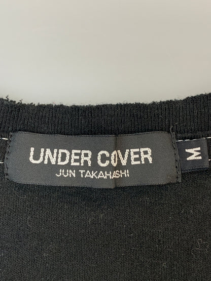 【中古品】【メンズ】 UNDERCOVER アンダーカバー 03AW INSECT BUG CROSS CONTRAST SEAM GRAPHIC T-SHIRT 03年秋冬 バグ クロス コントラスト シーム グラフィック Tシャツ トップス 140-260723-jt-22-min サイズ：M カラー：ブラック 万代Net店