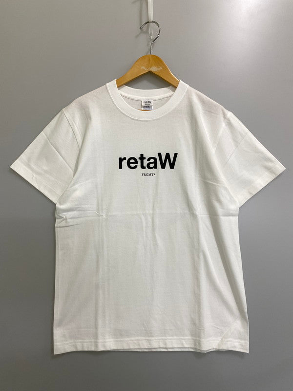 【中古品】【メンズ】 RETAW リトゥ × FRAGMENT フラグメント TEE Tシャツ トップス 142-260721-zi-28-min サイズ：M カラー：ホワイト 万代Net店