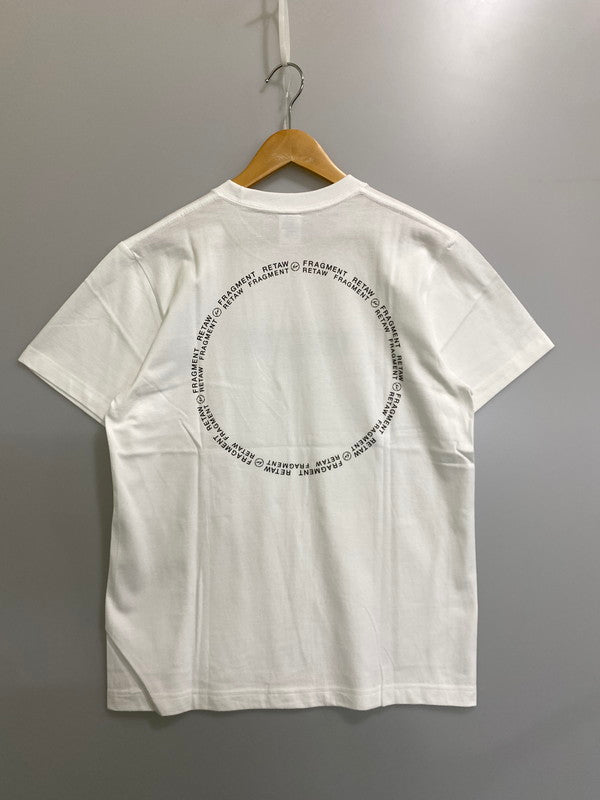 【中古品】【メンズ】 RETAW リトゥ × FRAGMENT フラグメント TEE Tシャツ トップス 142-260721-zi-28-min サイズ：M カラー：ホワイト 万代Net店