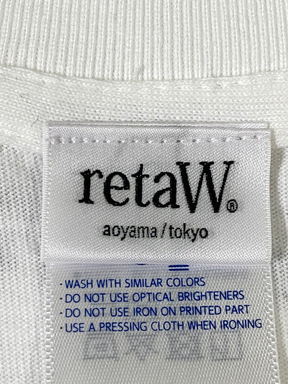 【中古品】【メンズ】 RETAW リトゥ × FRAGMENT フラグメント TEE Tシャツ トップス 142-260721-zi-28-min サイズ：M カラー：ホワイト 万代Net店