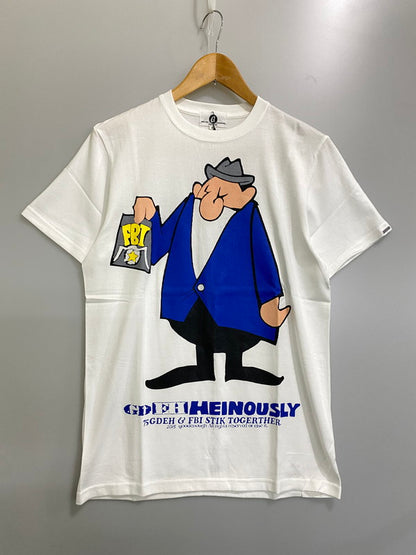 【中古美品】【メンズ】 GOODENOUGH グッドイナフ GE-157012 15SS GDEH HEINOUSLY TEE Tシャツ 142-260721-zi-26-min サイズ：S カラー：ホワイト 万代Net店