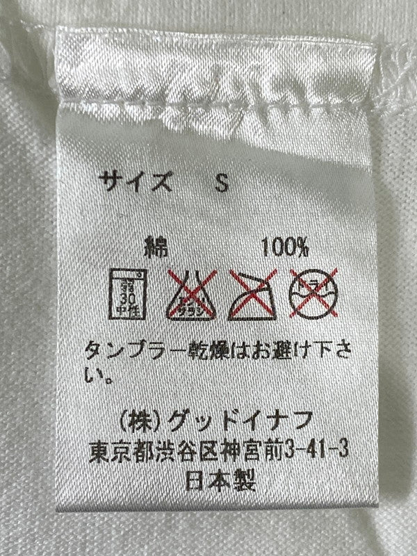 【中古美品】【メンズ】 GOODENOUGH グッドイナフ GE-157012 15SS GDEH HEINOUSLY TEE Tシャツ 142-260721-zi-26-min サイズ：S カラー：ホワイト 万代Net店