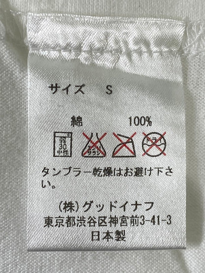 【中古美品】【メンズ】 GOODENOUGH グッドイナフ GE-157012 15SS GDEH HEINOUSLY TEE Tシャツ 142-260721-zi-26-min サイズ：S カラー：ホワイト 万代Net店