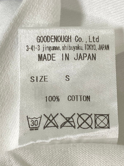【中古美品】【メンズ】 GOODENOUGH グッドイナフ GE-157012 15SS GDEH HEINOUSLY TEE Tシャツ 142-260721-zi-26-min サイズ：S カラー：ホワイト 万代Net店