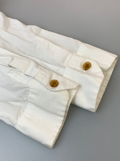 【中古品】【メンズ】 VIVIENNE WESTWOOD ヴィヴィアンウエストウッド 90'S ORB LOGO SHIRT 90年代 オーブ ロゴ シャツ トップス 141-260723-jt-25-min サイズ：サイズ不明 下記参照 カラー：ホワイト 万代Net店
