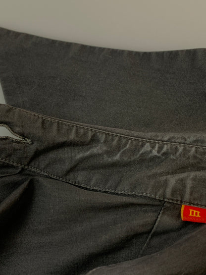 【中古品】【メンズ】 VIVIENNE WESTWOOD RED LABEL ヴィヴィアンウエストウッド レッドレーベル オリゾンティ期 ORB LOGO SHIRT オーブ ロゴ シャツ トップス 141-260723-jt-24-min サイズ：3 カラー：ブラック 万代Net店