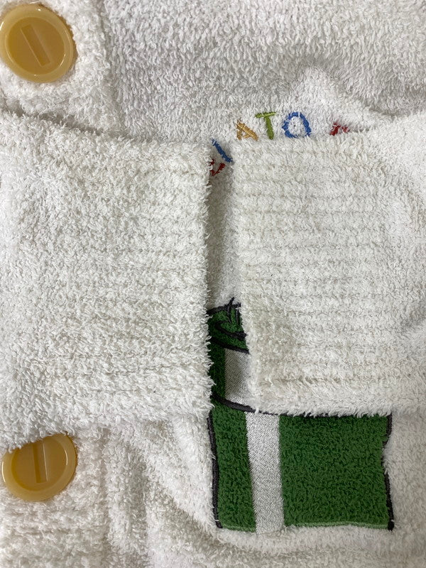 【現状渡し品】【メンズ】 GELATO PIQUE ジェラートピケ PUNT241043 ×SUPER MARIO CARDIGAN スーパーマリオ カーディガン 141-260721-zi-23-min サイズ：M-L カラー：ホワイト 万代Net店