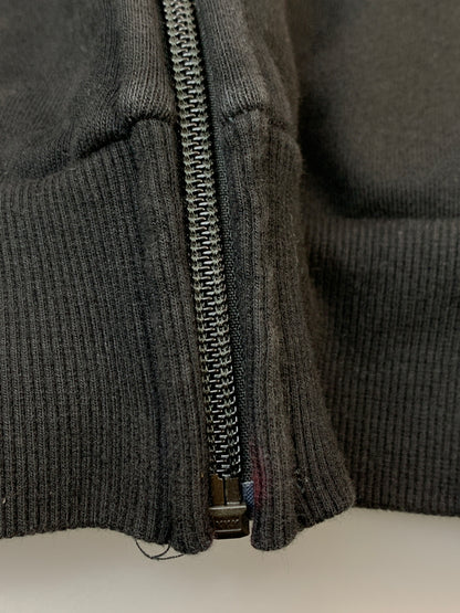 【中古品】【メンズ】 KEBOZ ケボズ LOGO ZIP HOODIE ロゴ ジップ フーディー トップス 長袖 パーカー 142-260724-hu-04-min サイズ：M カラー：ブラック 万代Net店